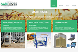 Conception site internet agriprobe.fr