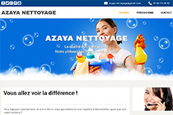 Conception site internet azayanettoyage.fr