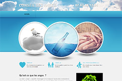 Conception site internet conseil-des-anges.fr