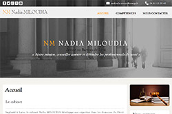 Conception site internet nmiloudia-avocat.lafabrique2sites.net