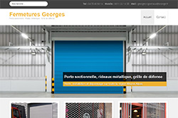 Conception site internet fermetures-georges.com
