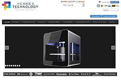 Site internet e-commerce imprimante 3D