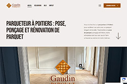 Conception site internet gaudin-parquet.fr