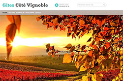 Conception site internet gites-cote-vignoble.fr