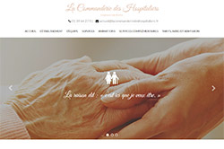Conception site internet lacommanderiedeshospitaliers.fr