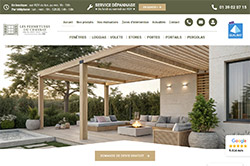 Conception site internet lesfermeturesduchesnay.fr