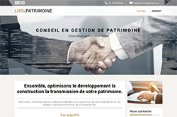 Conception site internet lhglpatrimoine.fr