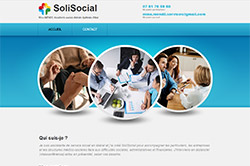 Conception site internet solisocial.fr