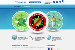 Conception site internet venturi-services.com