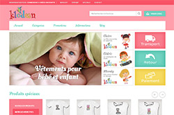 Conception site internet vetements-klodeen.fr