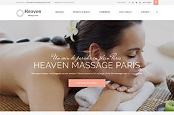 Conception site internet heavenmassageparis.com